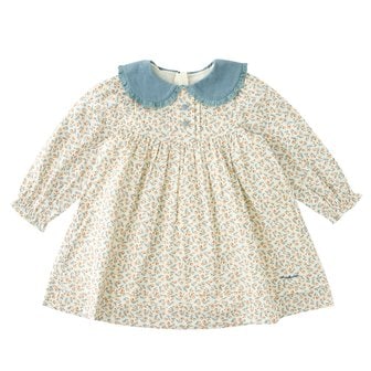 밍크뮤 [여주점] [오프라벨 여주점] 밍크뮤 (BL) 쁘띠열매플라워드레스 (34A15-400-08)