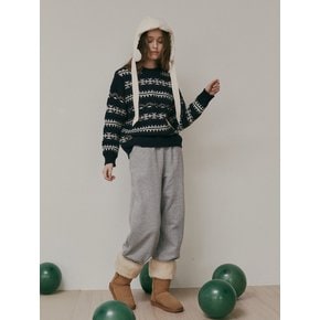 AR_Wide sweat banding pants_GRAY