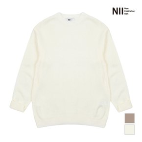 [NII] 남성 라운드 심플 롱니트_NDXBRWS3106