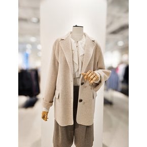 [파주점] [더아이잗컬렉션]울 캐시미어 블렌드 하프 코트 CRAA0CTH61