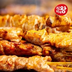 식자재왕 숯불닭꼬치 닭다리살 간장소스맛 700g(350gx2) 2개