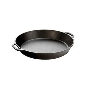 미국 롯지 무쇠팬 Lodge Seasoned Cast Iron Skillet with 2 Loop Handles 17 Inch Ergonomic Fr