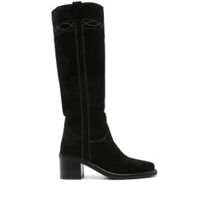 Long Boots PAM01WAXEDBLACK Black