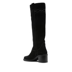 Long Boots PAM01WAXEDBLACK Black