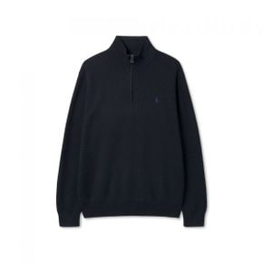 POLO RALPH LAUREN [ 10]코튼 쿼터 지퍼 스웨터 - 네이비