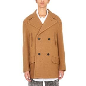 Coat DOUBLE-BREASTED COAT BEIGE CPMA0197U0_UTW95300M20