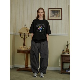 꼼파뇨 (CPGN) Wide Over Cargo Pants Charcoal