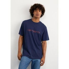 5072369 Carhartt SCRIPT - Print T-shirt air force blue/malbec