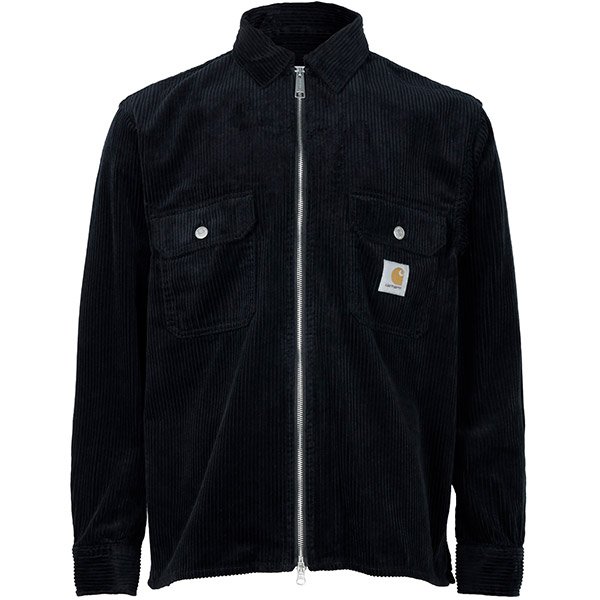 [부산점] 25FW 블랙 린스드 레이놀드 집업 셔츠 자켓 I036049 8902