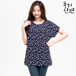 국산 풍기인견 블라우스 롱티셔츠 (~2XL) [9227]