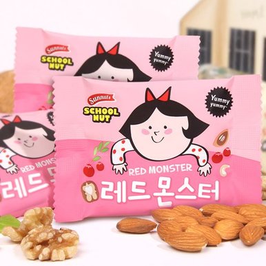 하루견과 스쿨넛 레드몬스터 18g x 100봉