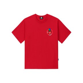 FLOWER CUP T-SHIRTS - RED