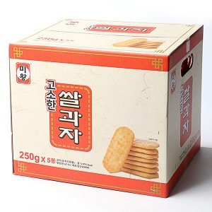 글로벌푸드 미왕 고소한 쌀과자 250g x 5개입