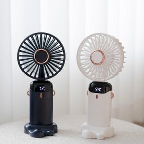 코어팬시 뷰 LED 휴대용 미니선풍기 손풍기 핸디선풍기 BLDC모터 대용량배터리 3000mAh C핀