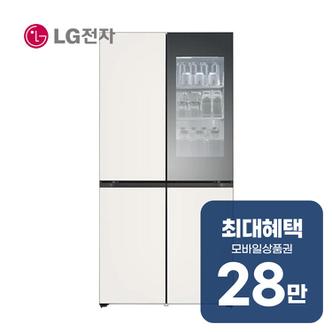 LG 오브제컬렉션 노크온 매직스페이스 빌트인 냉장고 610L M623GBB352 렌탈 60개월 월 103900원