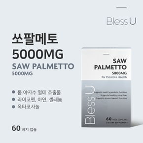 뉴질랜드 쏘팔메토 전립선영양제 프로스테이트 5000mg 60캡슐