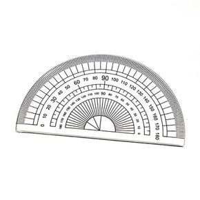 플라스틱 각도기 5개입 수평각도기 수학용품 제도용품