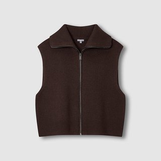 JAJU 여 루즈핏 집업 베스트 J115402008071