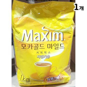  맥심 커피믹스 모카 동서 1KG 커피믹스 커피 주방용품