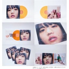 아이묭 엘피 LP 2장 +특전 고양이에 제라시 오렌지 레코드판 Aimyon