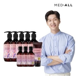 메디올 두피 청정 안티 헤어로스 피치블라썸 샴푸 480ml 5개+100ml 3...