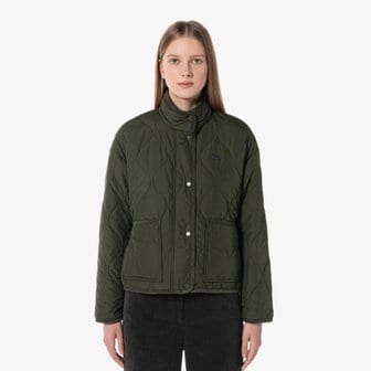 라코스테 [시흥점] 여성 크롭 웨이브 퀄팅 점퍼 BF232E-54N