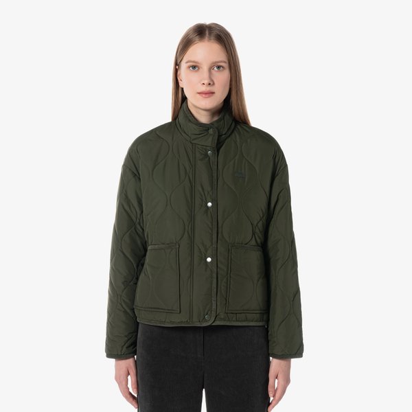 [시흥점] 여성 크롭 웨이브 퀄팅 점퍼 BF232E-54N