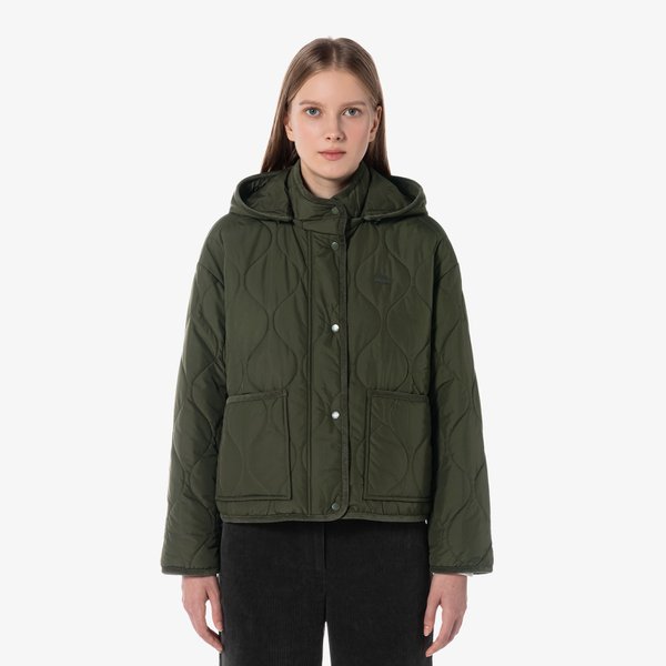 [시흥점] 여성 크롭 웨이브 퀄팅 점퍼 BF232E-54N