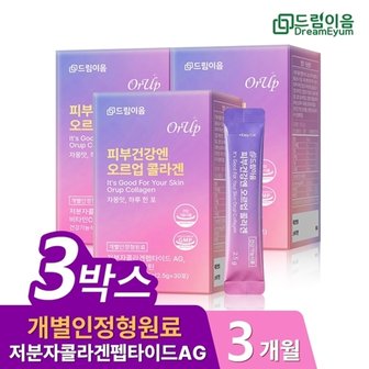  드림이음 피부건강엔 오르업 콜라겐 개별인정형 원료 저분자 콜...