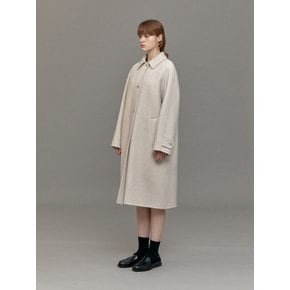 BALMACAAN HANDMADE LONG COAT (OAT GRAY)