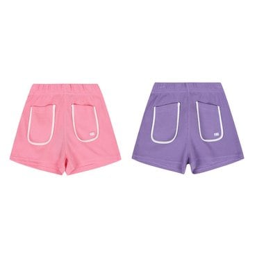 NBA KIDS K232TP630P [NBA키즈]여아 와플 포켓 숏팬츠(K232TS630P SET)