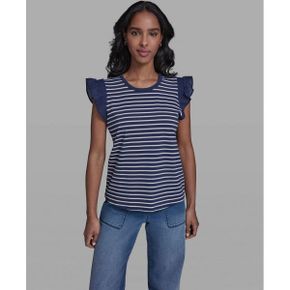 칼라거펠트 우먼 Sleeveless Crewneck Knitted 탑 - Navel Academy soft 화이트 26088000 139074