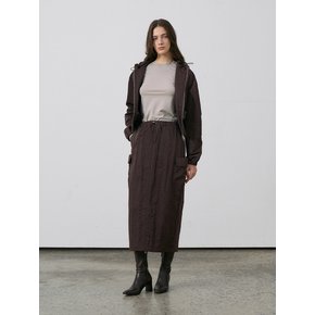 Anorak Back Slit Skirt