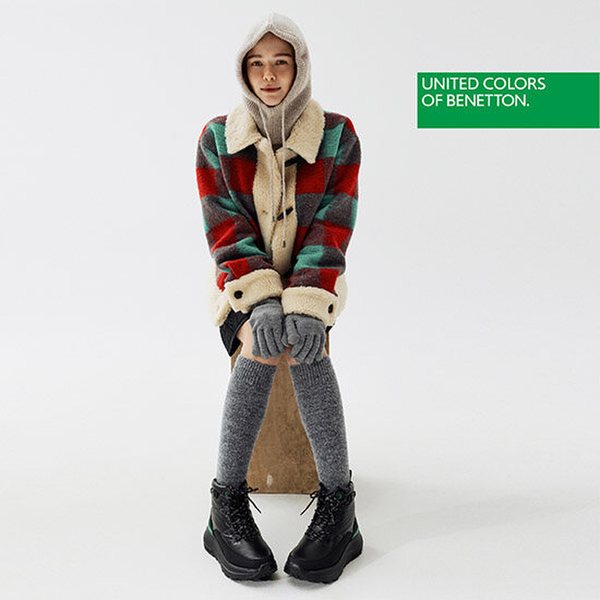 25FW 베네통 패딩 워커 부츠