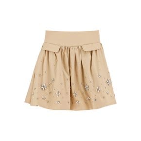 [SELF PORTRAIT] Mini skirt PF24 036SK BG BEIGE