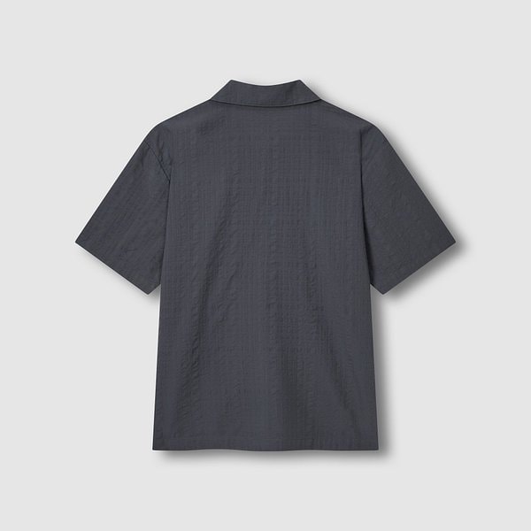 남 소프트 시어서커 반팔 파자마 셔츠 J206201168085