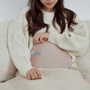 스웨이드 양면발열 휴대용 전기방석 PD-S270 로즈우드