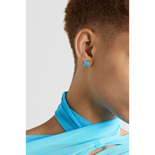 데이비드 율만 샤텔레인 18K 골드 다이아몬드 터쿼이즈 귀걸이 1647597304484978