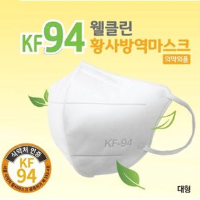 KF94 웰클린 방역 마스크(의약외품) MB필터사용 1매 (W7006E2)