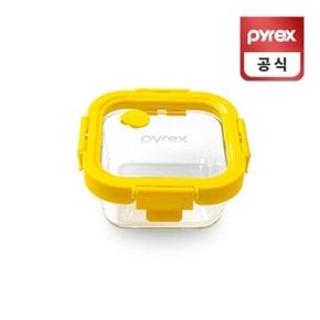 파이렉스 스팀 앤 올 글라스 밀폐용기 정사각 320ml[WD7FE07]_