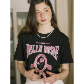 Belle Rose T-shirt - Black