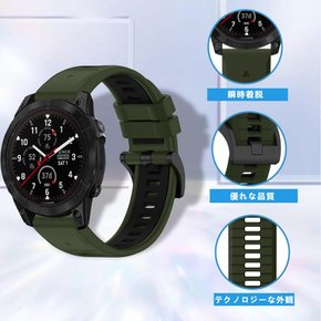 [LanQii] 26mm QuickFit GARMIN tactix 7 AMOLEDGarmin Descent Mk3i 51mmFenix Pro SolarFenix