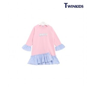 [TWINKIDS] ST 믹스 다이마루 원피스(T8ST9O11_PK)