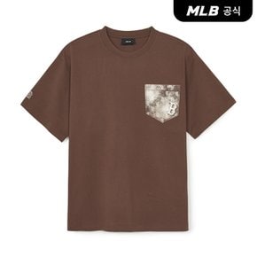 [코리아공식] 빈티지 모노그램 반팔 티셔츠 BOS (Mg.Brown)