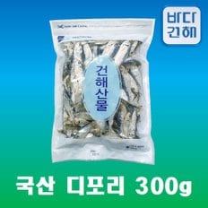 바다건해 국내산 국물육수용 디포리 밴댕이 300g 지퍼백포장