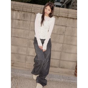 lotsyou_Twinkle Denim Pants Black