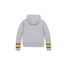 Women Cashmere Zipup Hoodie Cardigan  WWWAW23809GYM