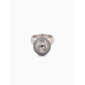 IC PEARL RING_SILVER