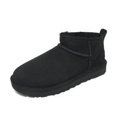 어그 UGG 클래식 울트라 미니 부츠 양털 스웨이드 방한 털신 블랙 1116109-BLK