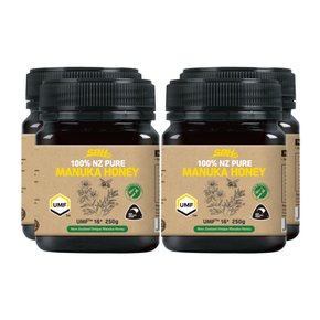 SPH 뉴질랜드 마누카 꿀 NZ Pure Manuka Honey UMF 16+ 250g 4개